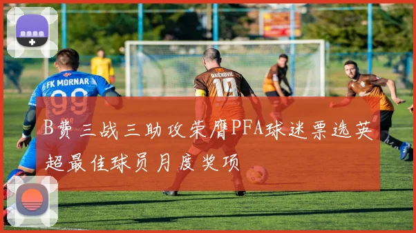 B费三战三助攻荣膺PFA球迷票选英超最佳球员月度奖项